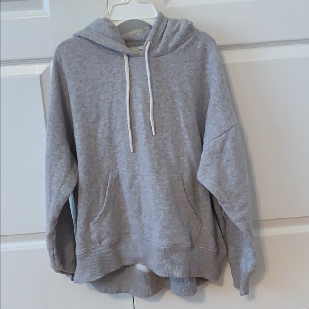 AERIE WEEKEND HOODIE IN GREY